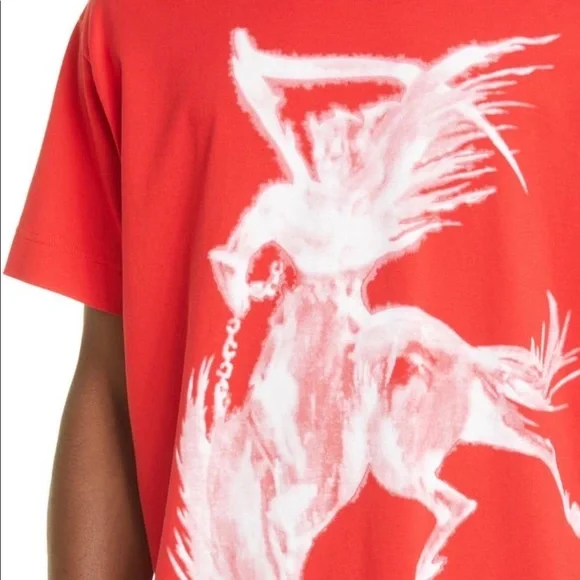 Givenchy Oversize T-Shirt Gothic Logo Signature Print on the back
